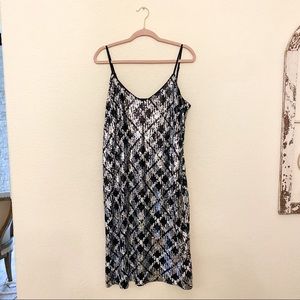 NWT Michael Kors Black & Silver Sequin Party Dress